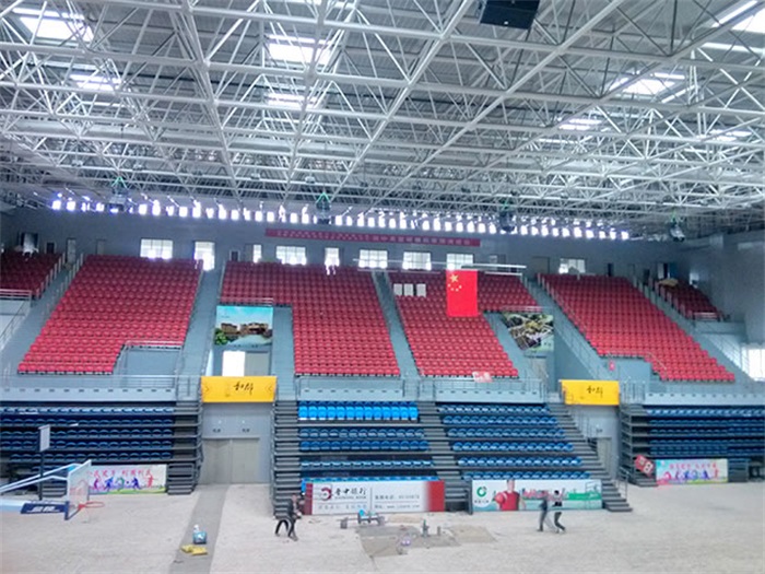 乌鲁木齐电厂体育馆网架加工